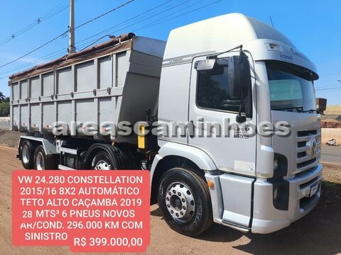 VW 24.280 CONSTELLATION 8X2 BASCULANTE