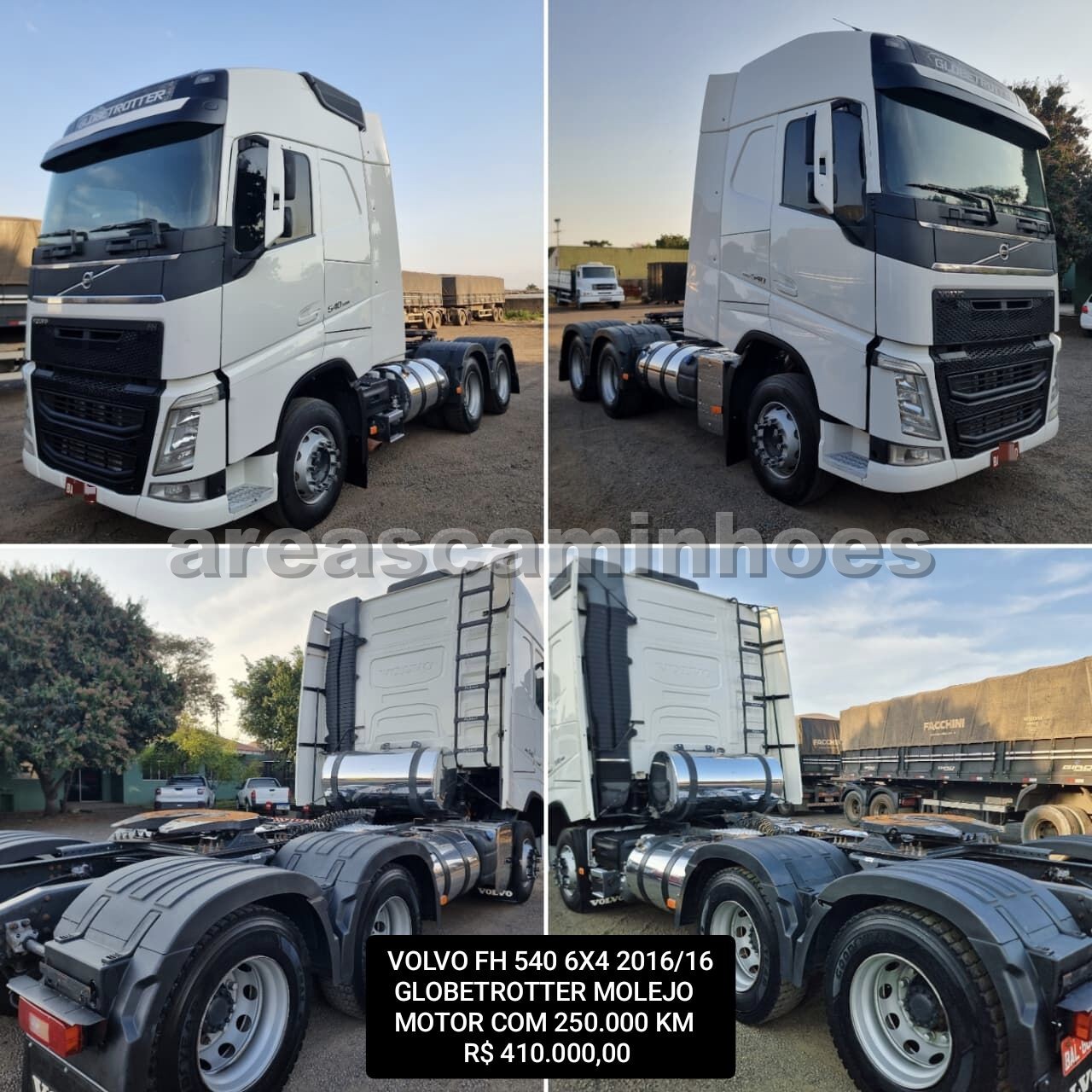VOLVO FH 540 6X4 GLOBETROTTER