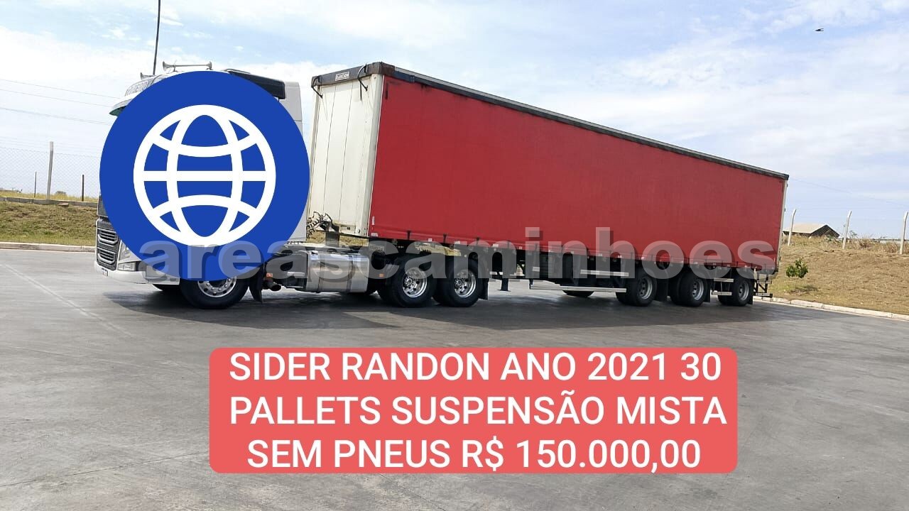 SEMI-REBOQUE SIDER RANDON 30 PALLETS
