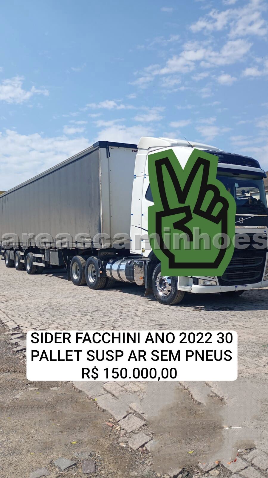 SEMI-REBOQUE SIDER FACCHINI 30 PALLETS