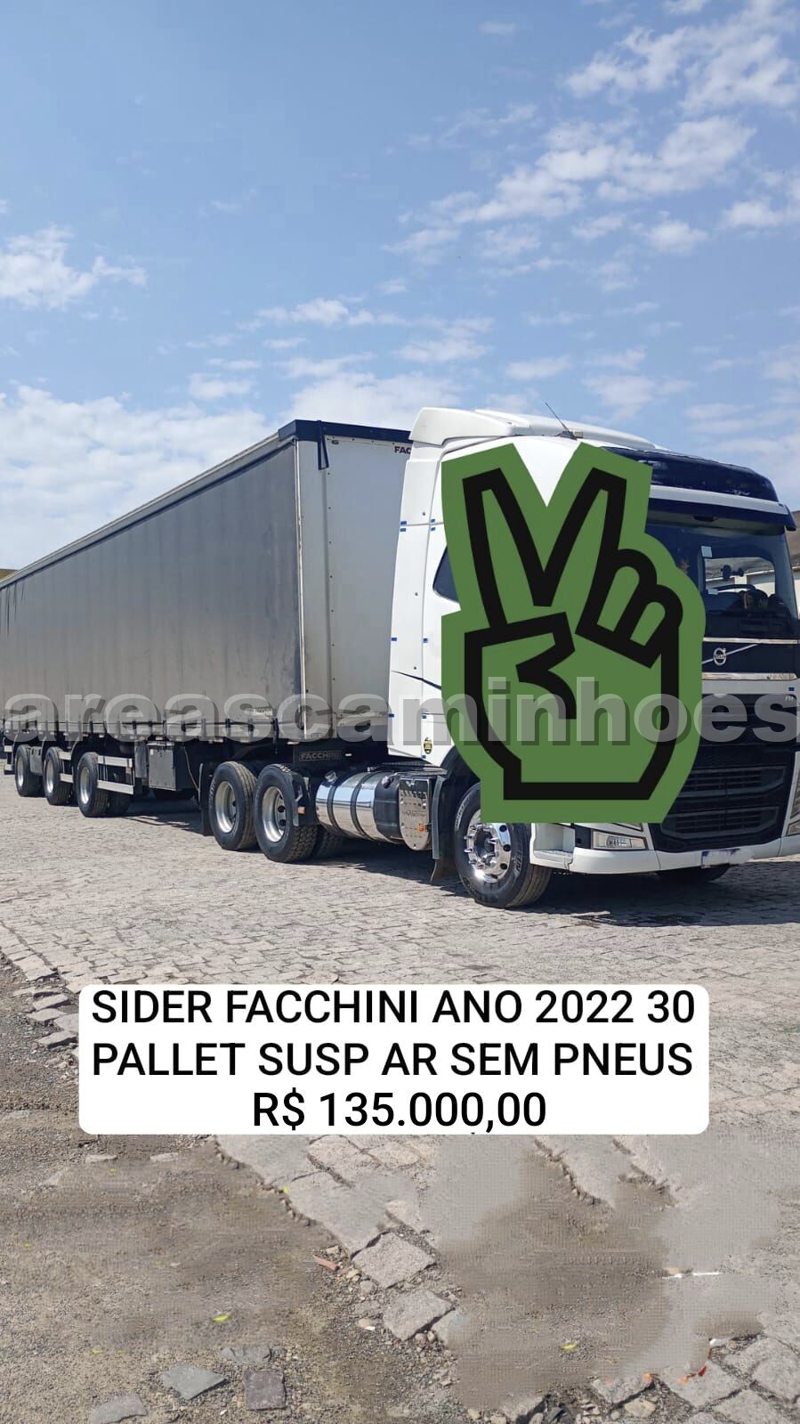 SEMI-REBOQUE SIDER FACCHINI 30 PALLETS