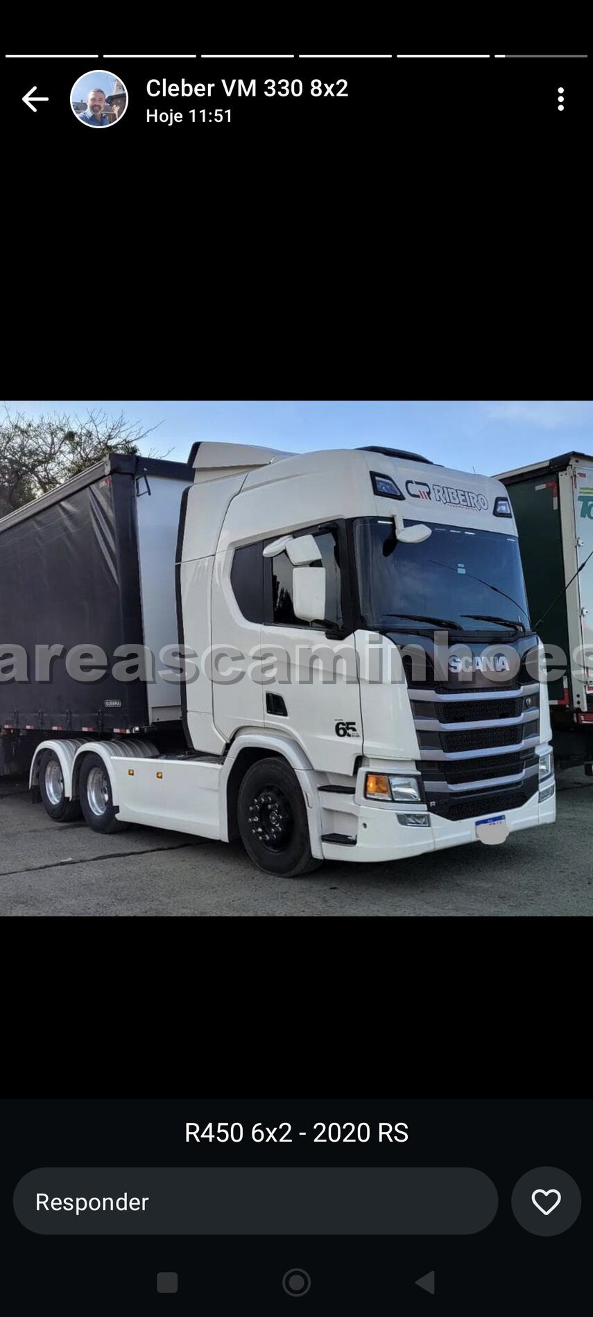 SCANIA R 450 6X2 OPTCRUISE