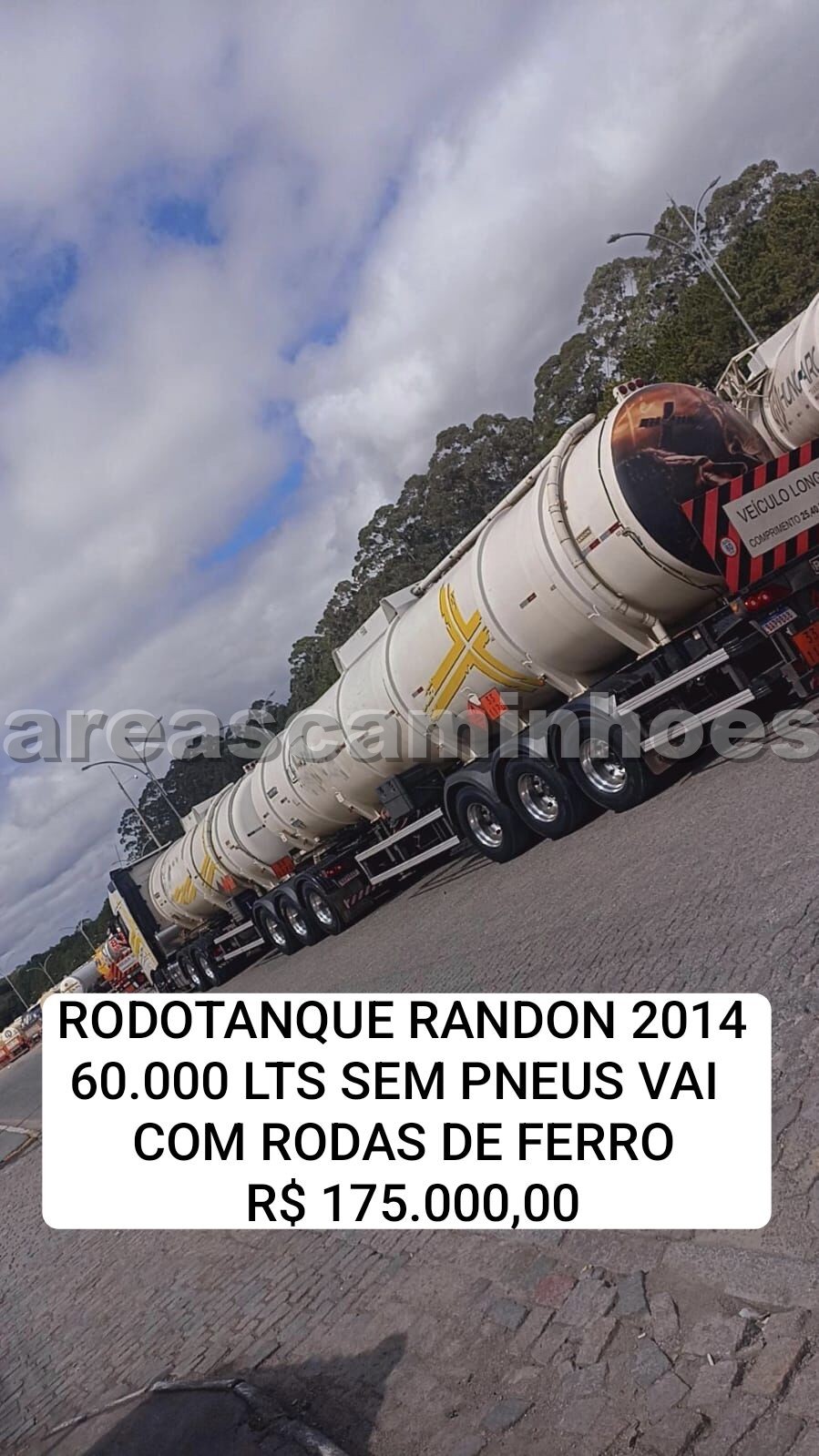 RODOTANQUE RANDON 60.000 LTS SEM PNEUS