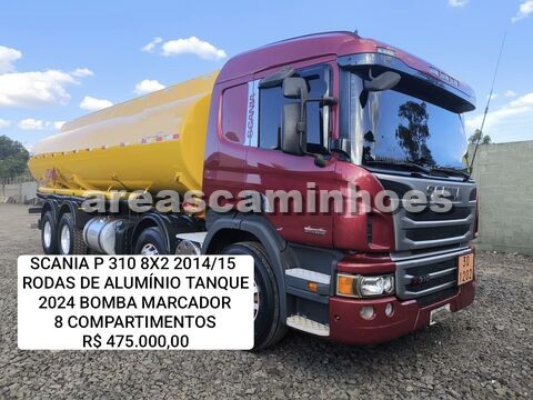 SCANIA P 310 8X2 TANQUE COMPARTIMENTADO