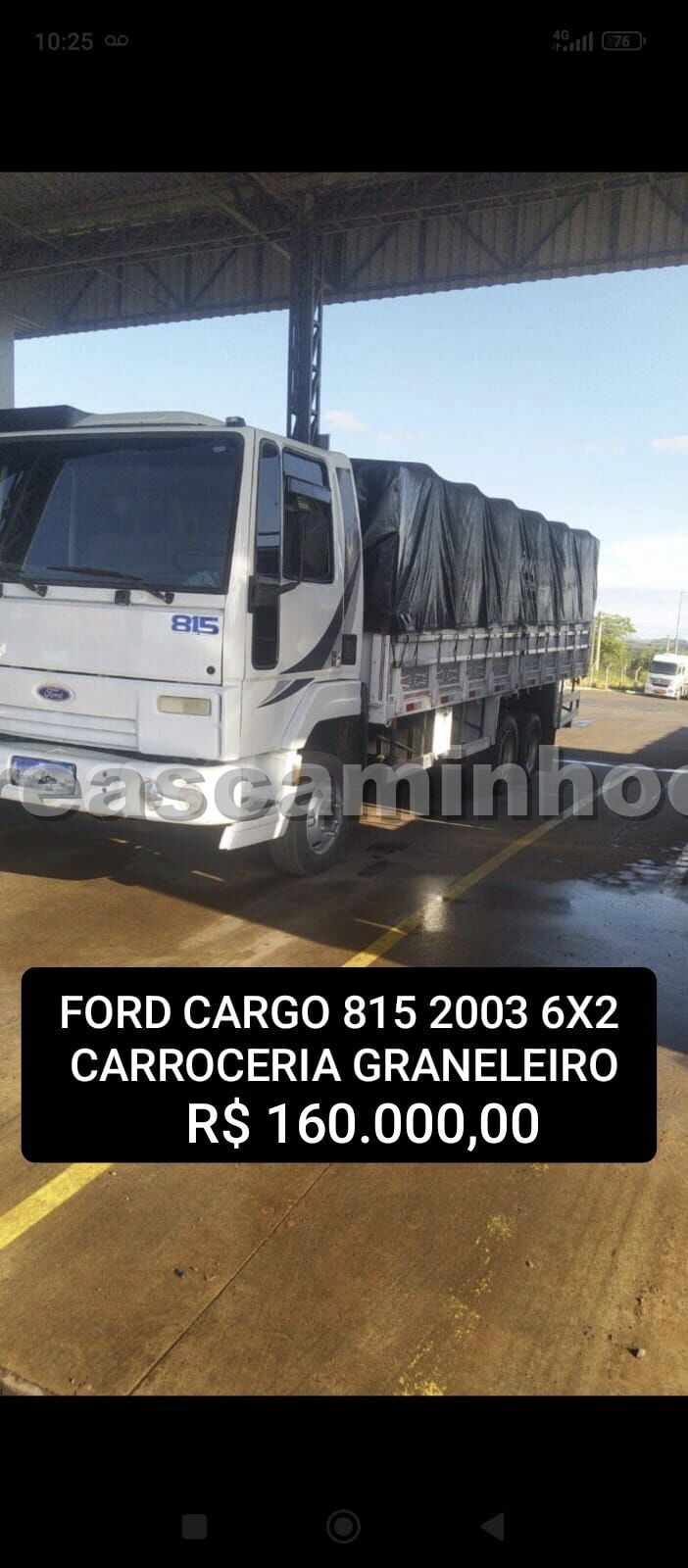 FORD CARGO 815 6X2 GRANELEIRO