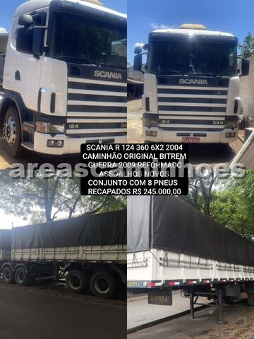 SCANIA R 124 360 6X2 + BITREM GUERRA