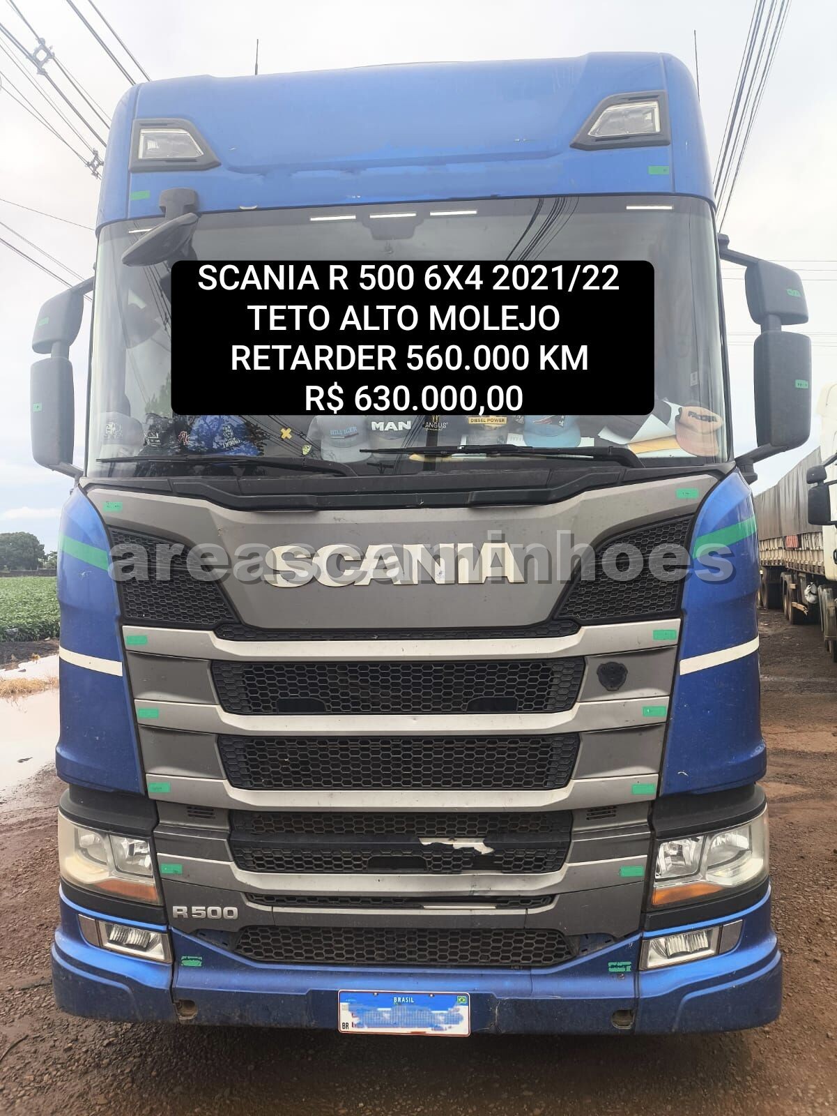 VOLVO FH 500 6X4 TETO ALTO MOLEJO RETARDER