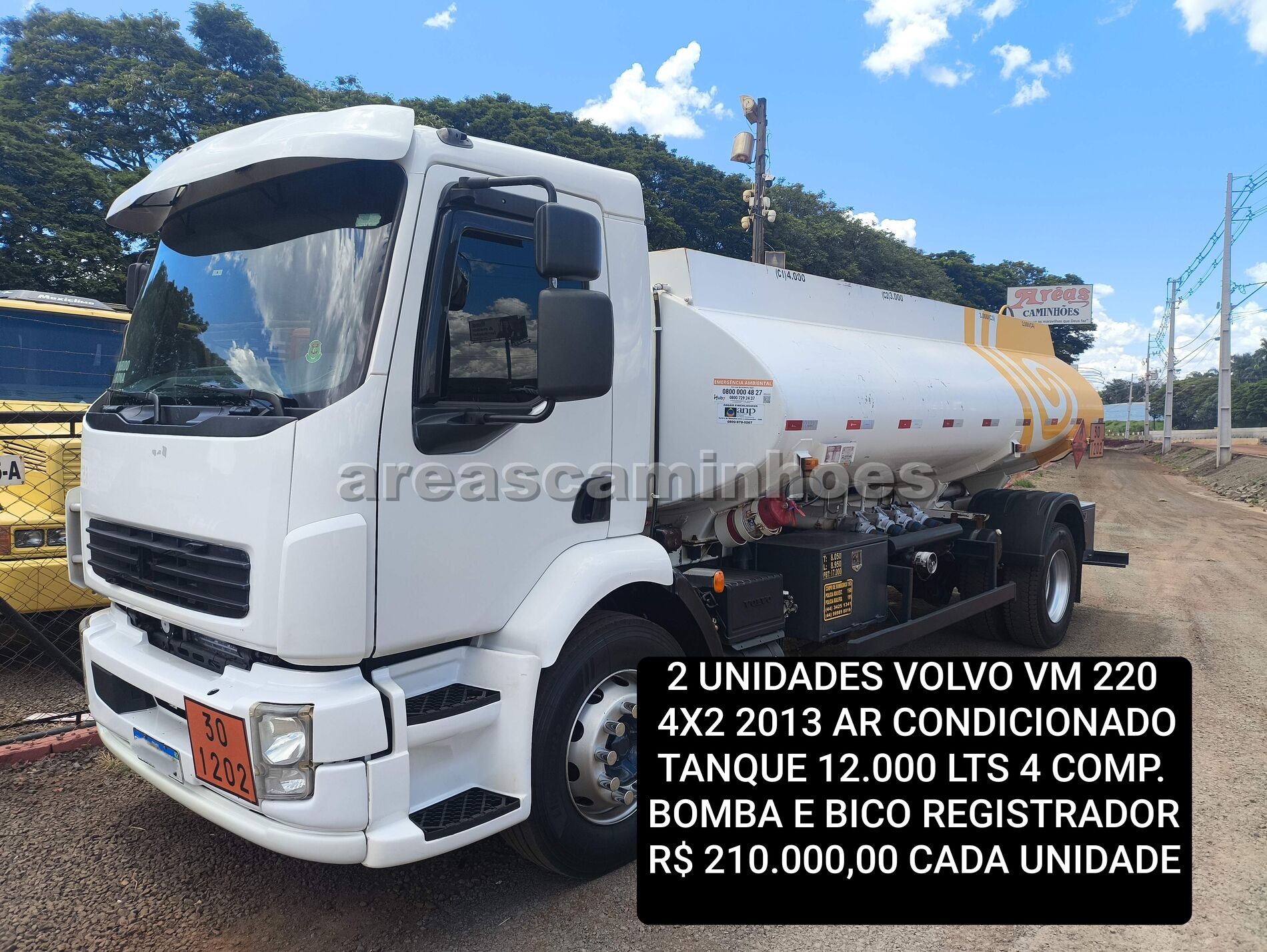 VOLVO VM 220 4X2 TANQUE COMPARTIMENTADO