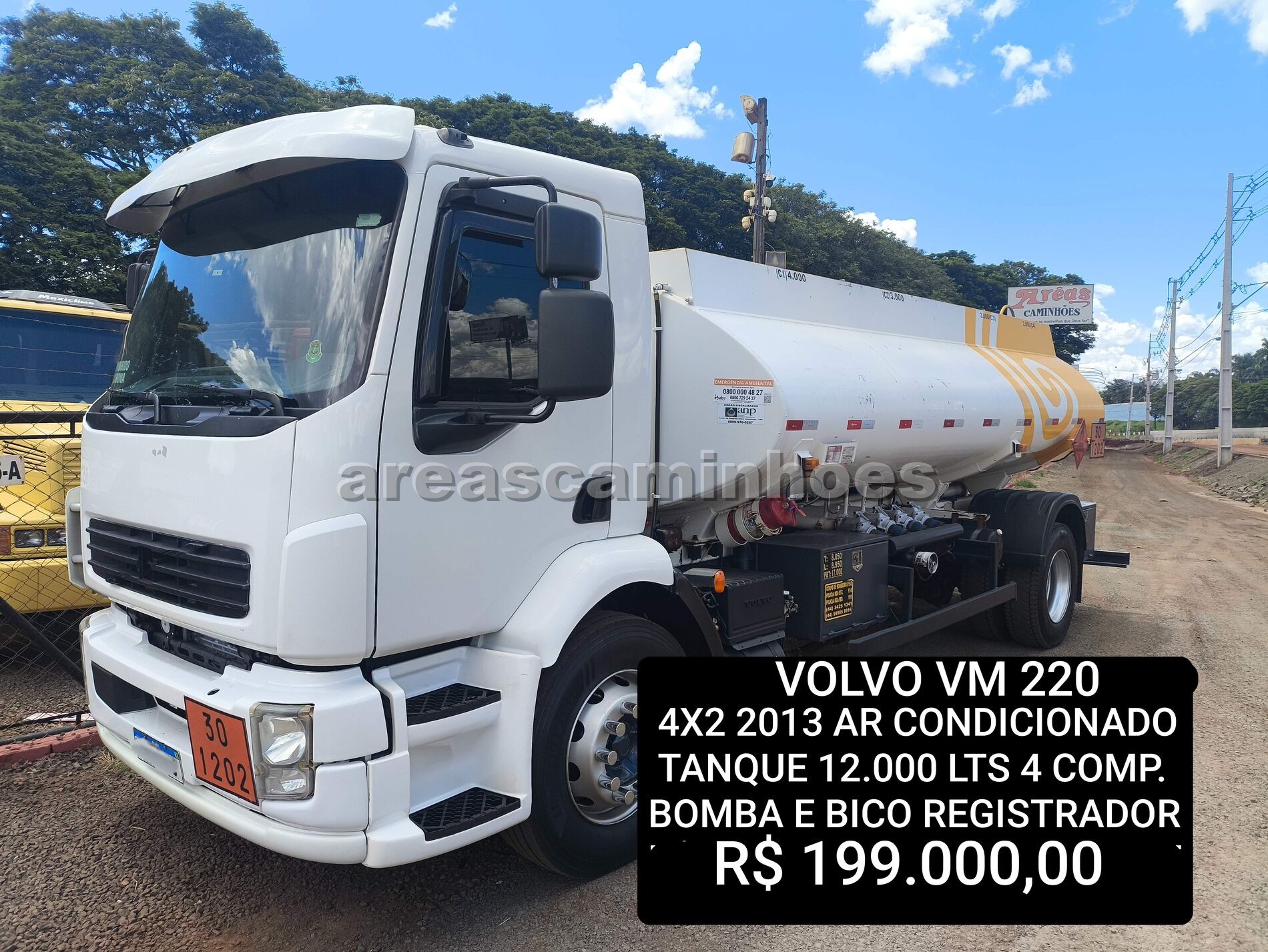 VOLVO VM 220 4X2 TANQUE COMPARTIMENTADO