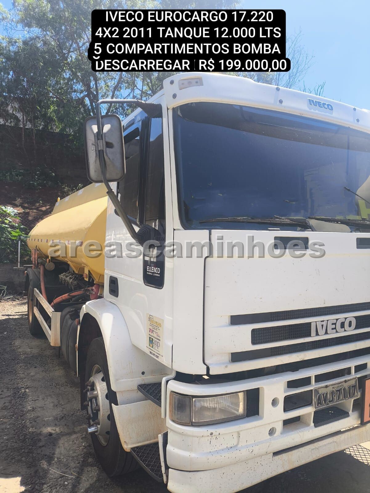 IVECO EUROCARGO 220 4X2 TANQUE COMPARTIMENTADO
