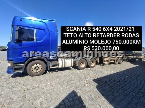 SCANIA R 540 6X4 TETO ALTO RETARDER
