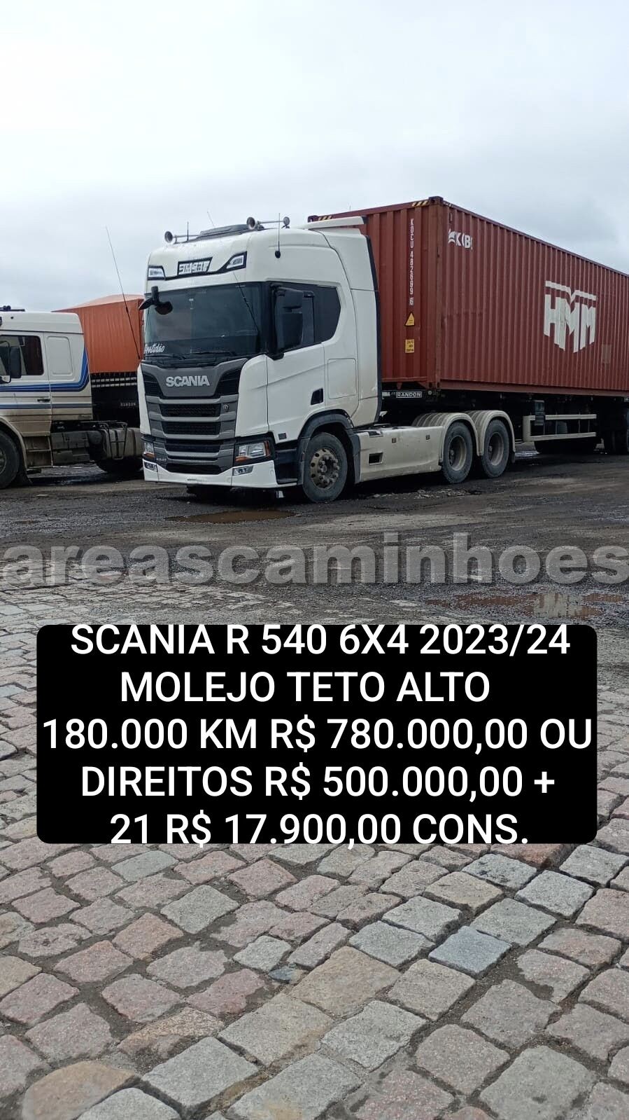SCANIA R 540 6X4 MOLEJO