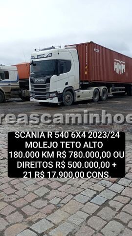 SCANIA R 540 6X4 MOLEJO