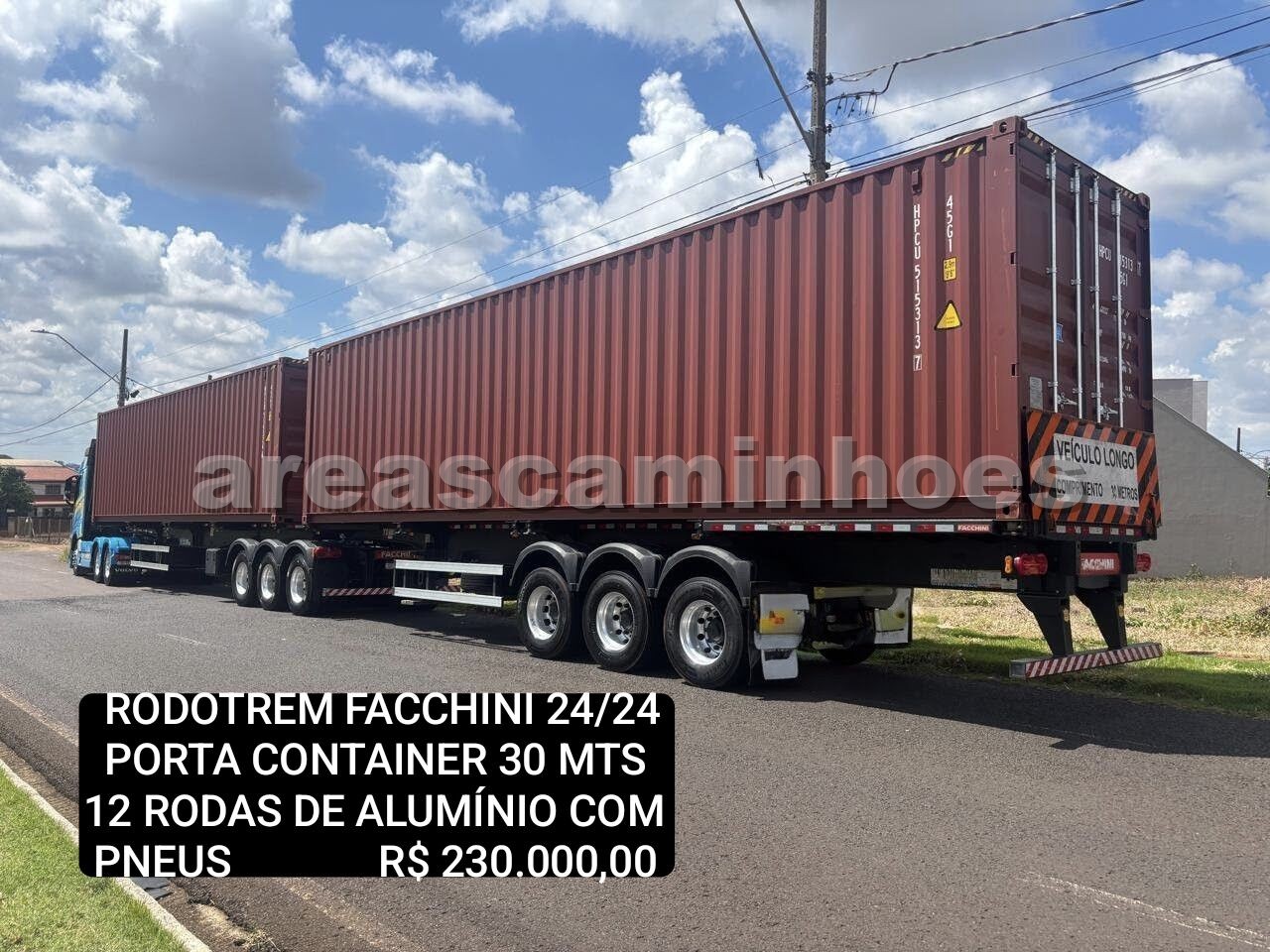 RODOTREM FACCHINI PORTA CONTAINER