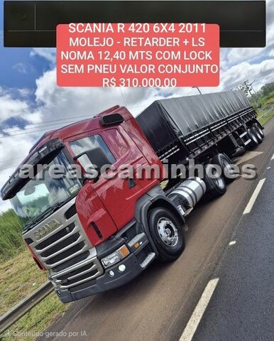 SCANIA R 420 6X4 + LS NOMA