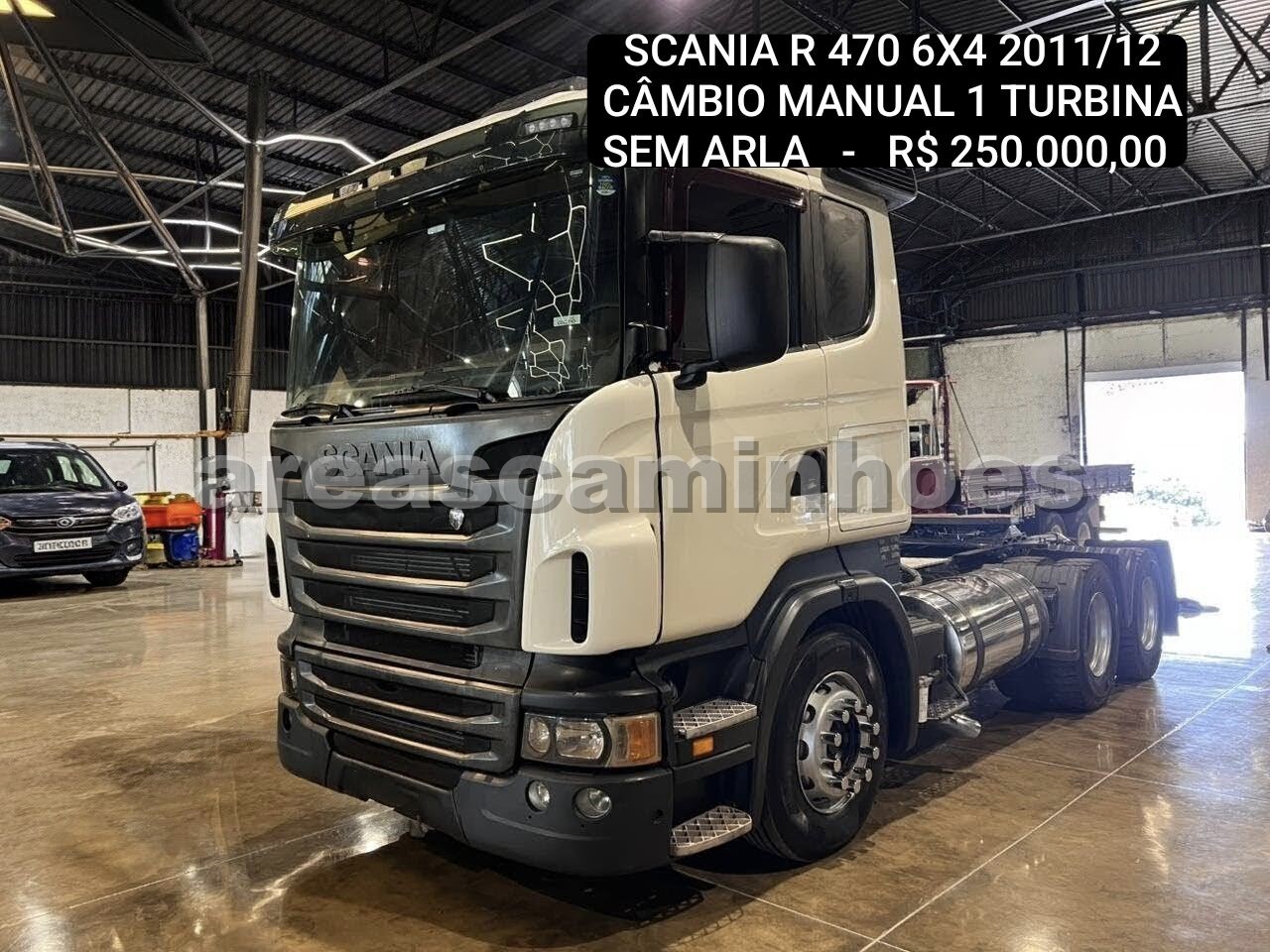 SCANIA R 470 6X4 CÂMBIO MANUAL