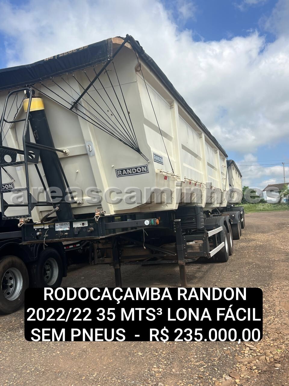 RODOCAÇAMBA RANDON SEM PNEUS
