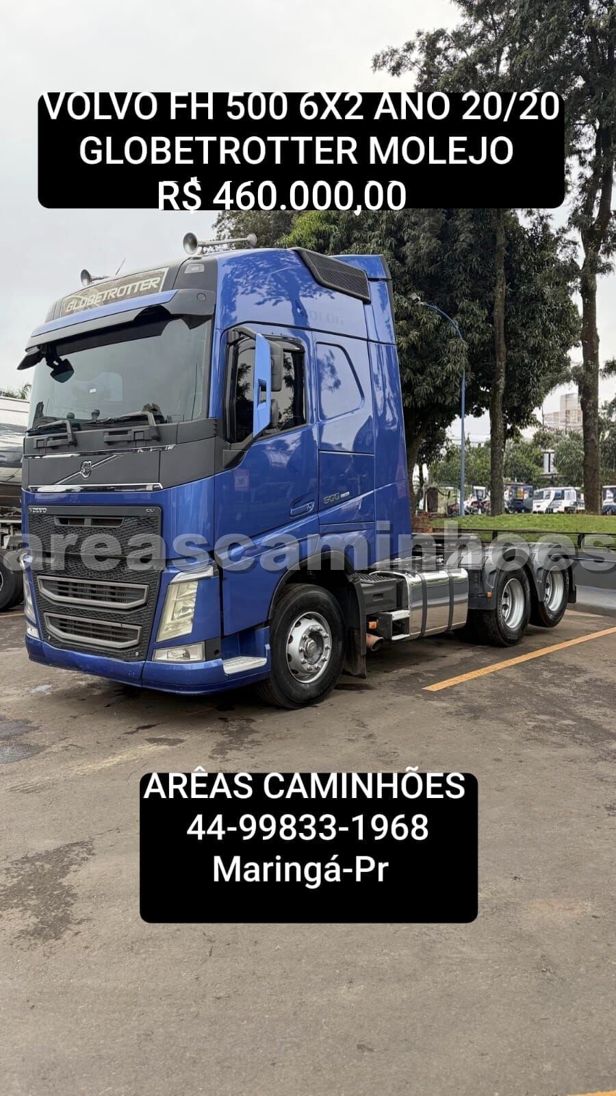 VOLVO FH 500 6X2 GLOBETROTTER MOLEJO