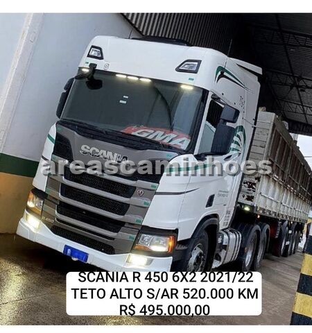 SCANIA R 450 6X2 TETO ALTO