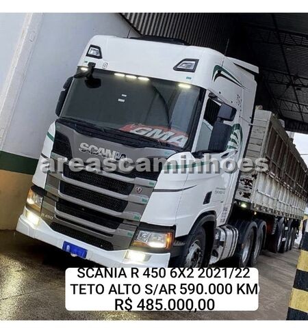 SCANIA R 450 6X2 TETO ALTO