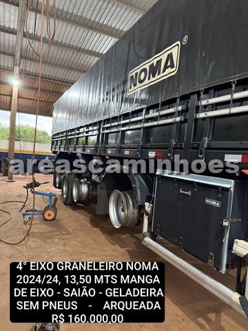 SEMI-REBOQUE GRANELEIRO 4° EIXO