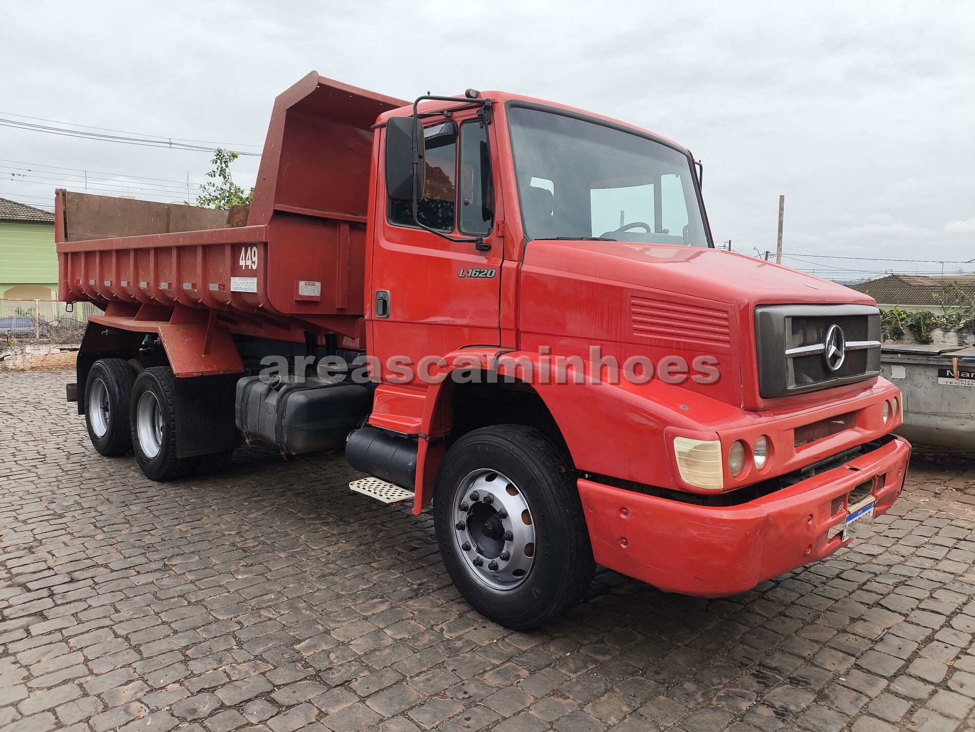 MERCEDES-BENZ L 1620 6X2 BASCULANTE