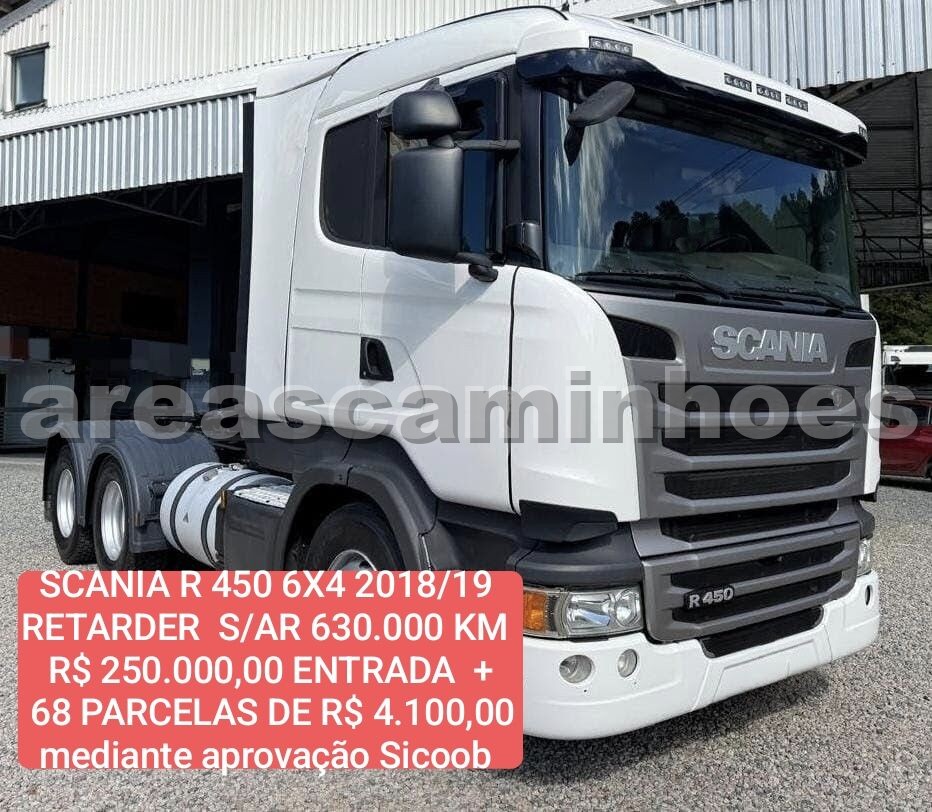 SCANIA R 450 6X4 OPTCRUISE RETARDER