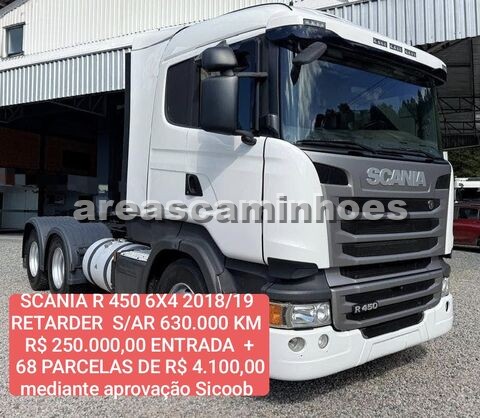 SCANIA R 450 6X4 OPTCRUISE RETARDER