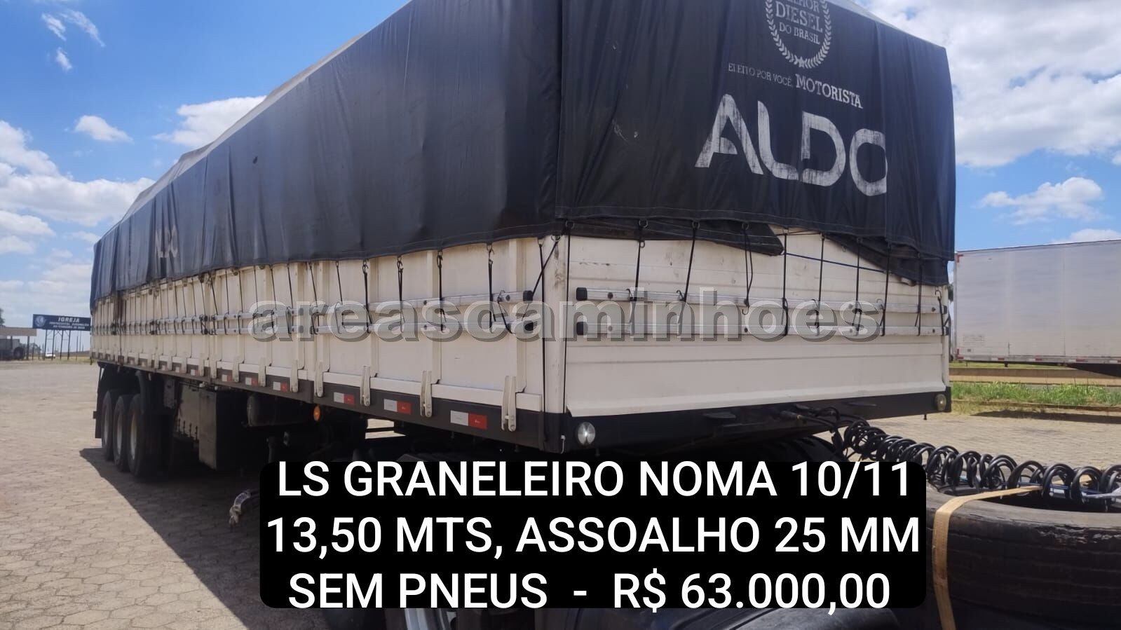 SEMI-REBOQUE LS GRANELEIRO NOMA 13,50 MTS
