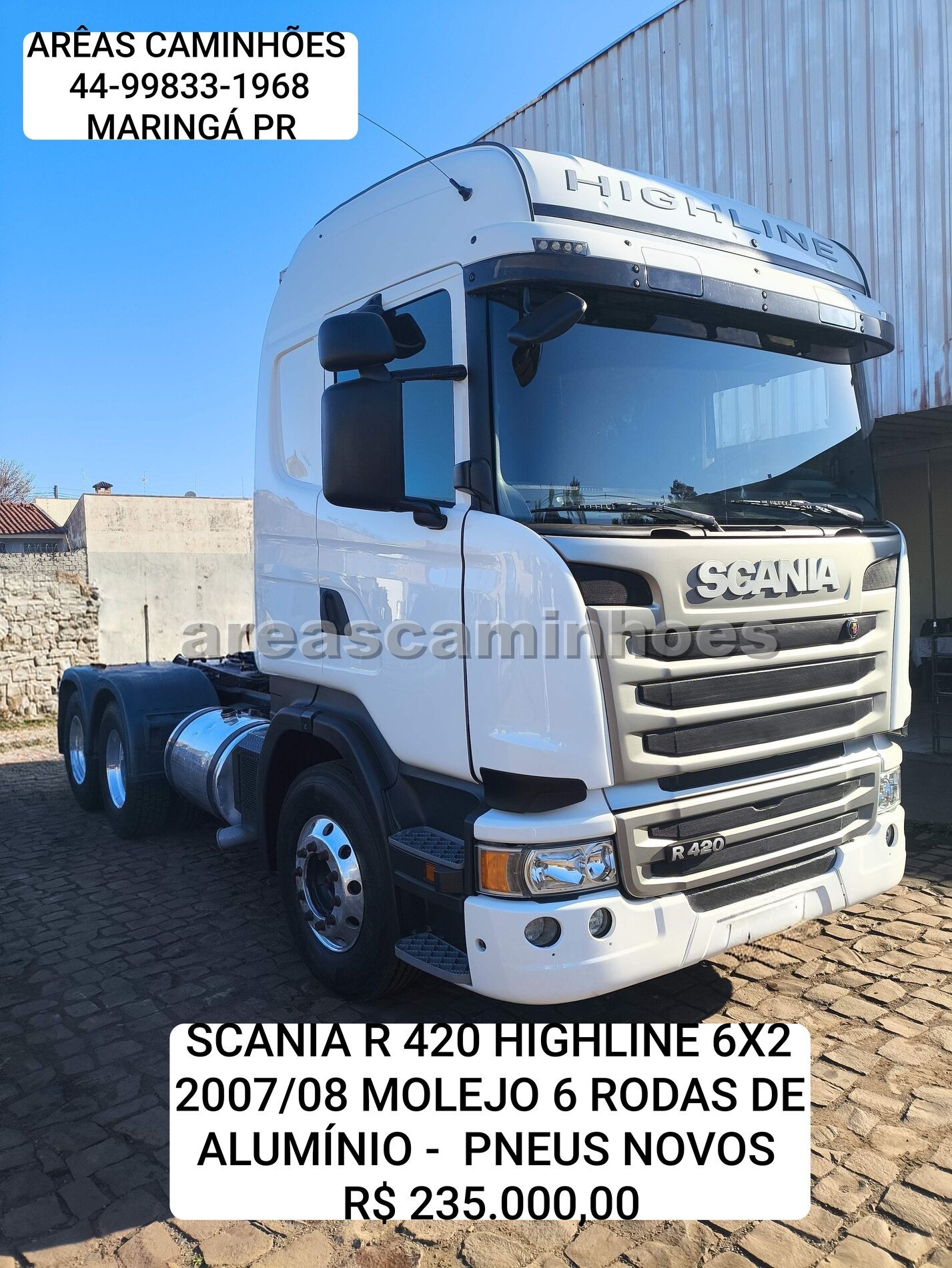 SCANIA R 420 6X2 HIGHLINE