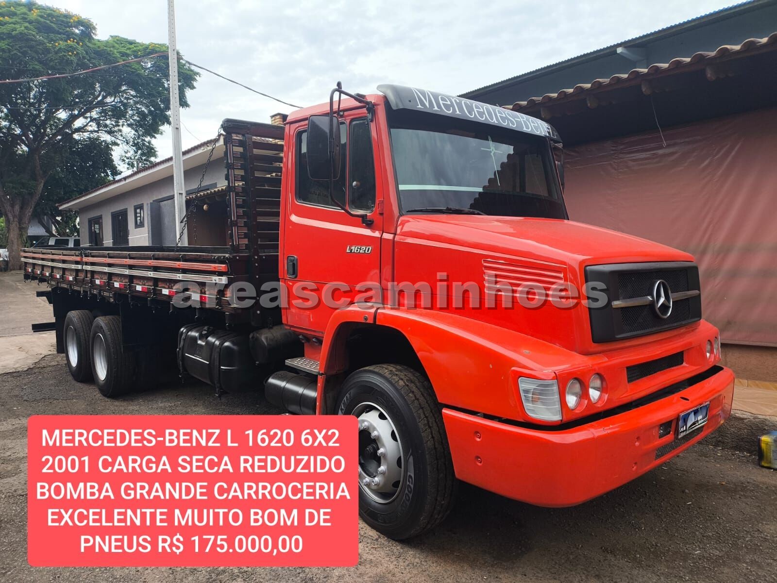 MERCEDES-BENZ L 1620 6X2 CARGA SECA
