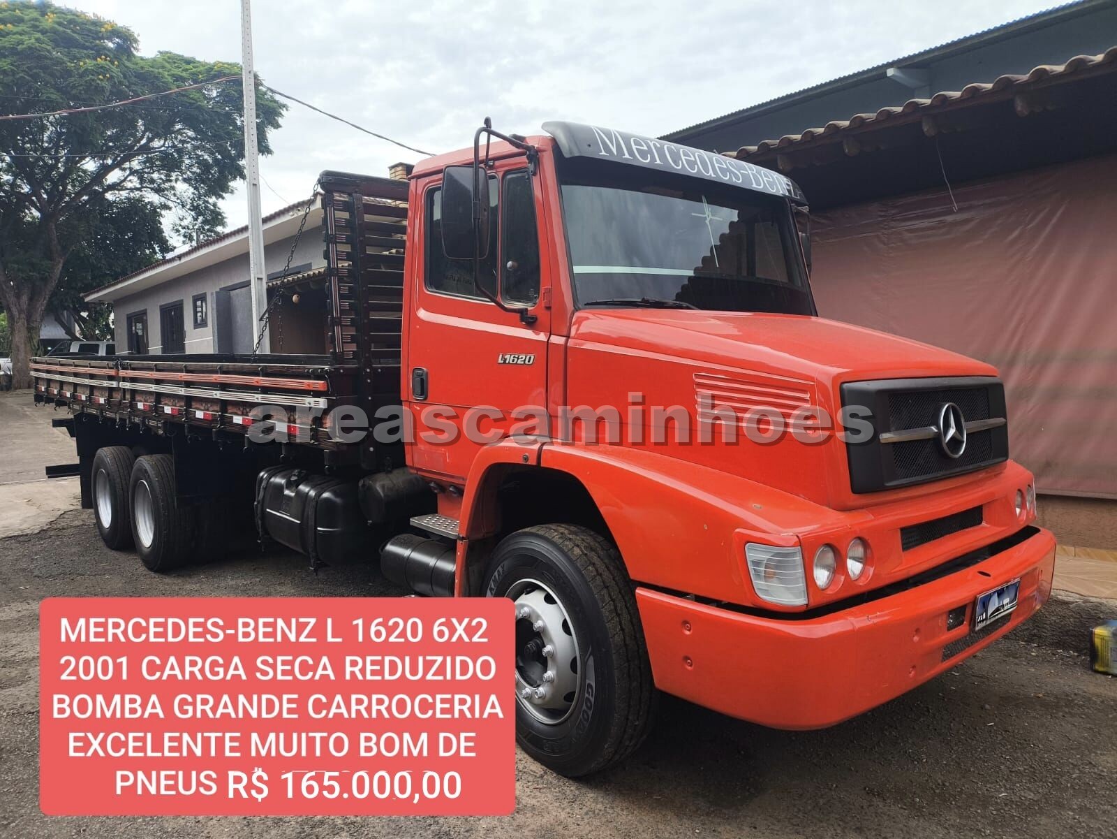 MERCEDES-BENZ L 1620 6X2 CARGA SECA