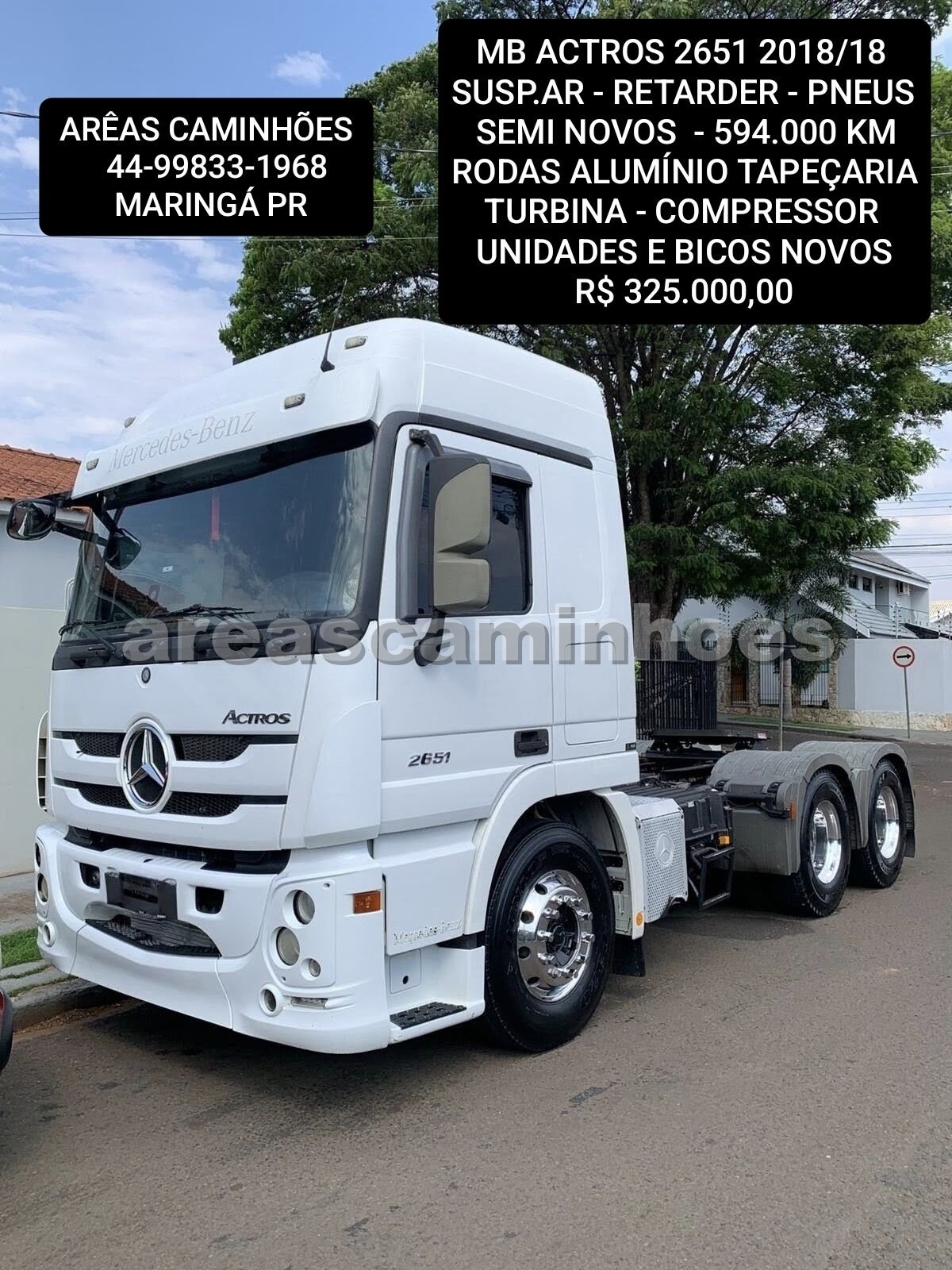 MERCEDES-BENZ ACTROS 2651 RETARDER