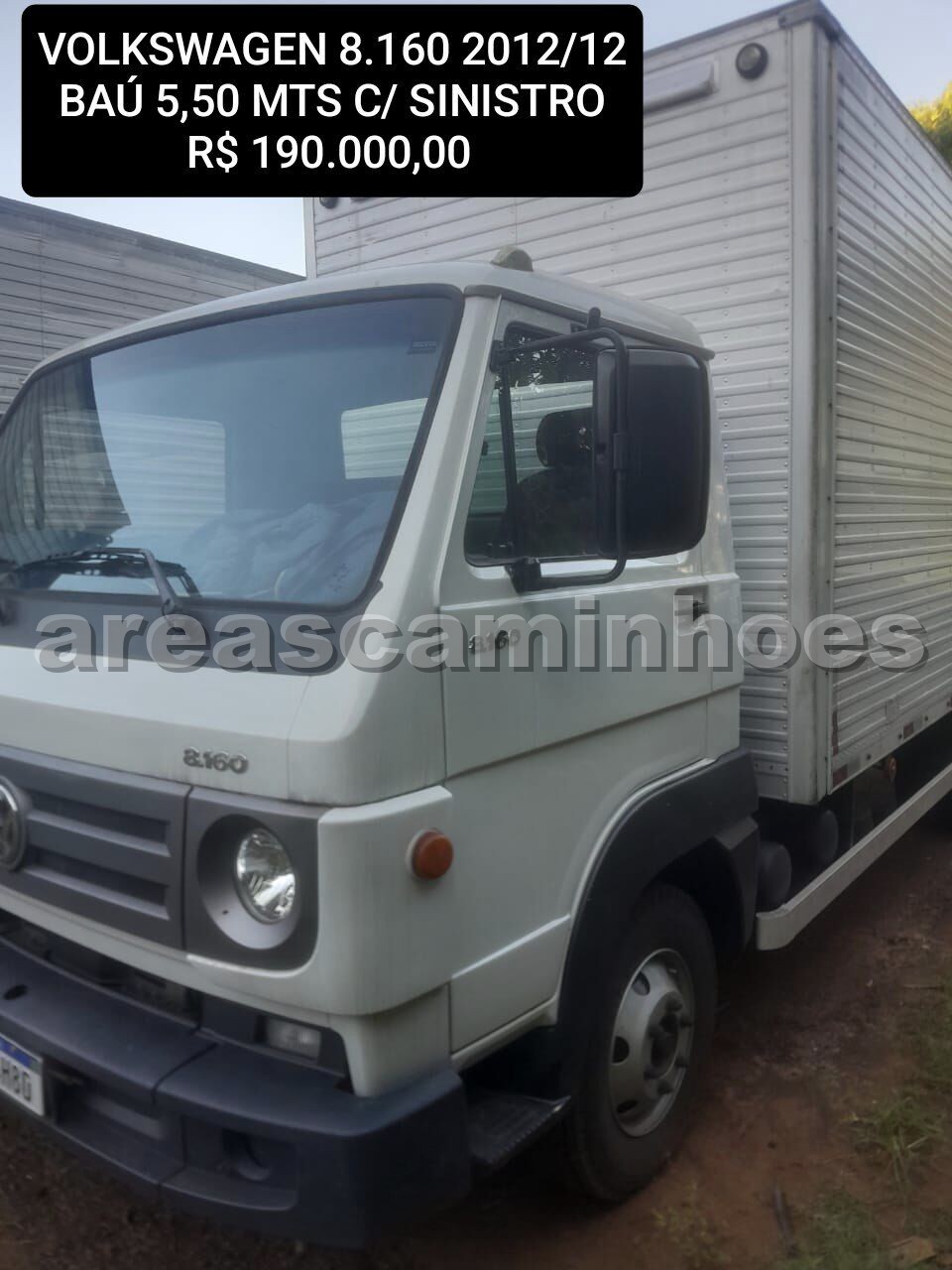 VOLKSWAGEN 8.160 COM BAÚ