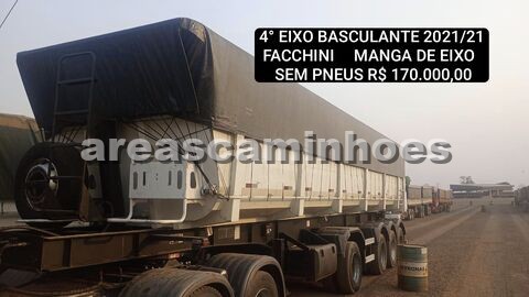 SEMI-REBOQUE BASCULANTE FACCHINI 4° EIXO SEM PNEUS