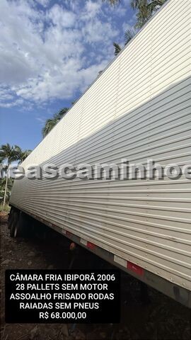 SEMI-REBOQUE CÂMARA FRIA IBIPORÃ SEM MOTOR