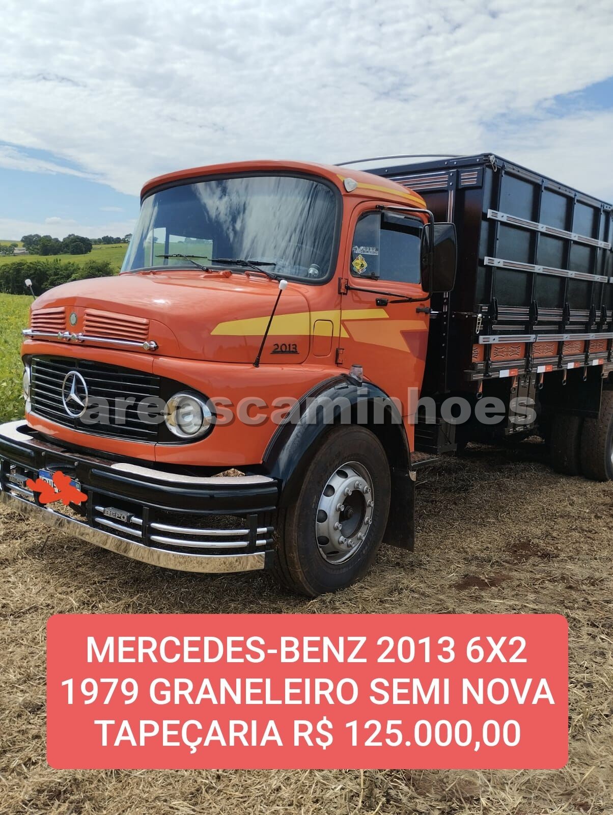 MERCEDES-BENZ L 2013 6X2 GRANELEIRO