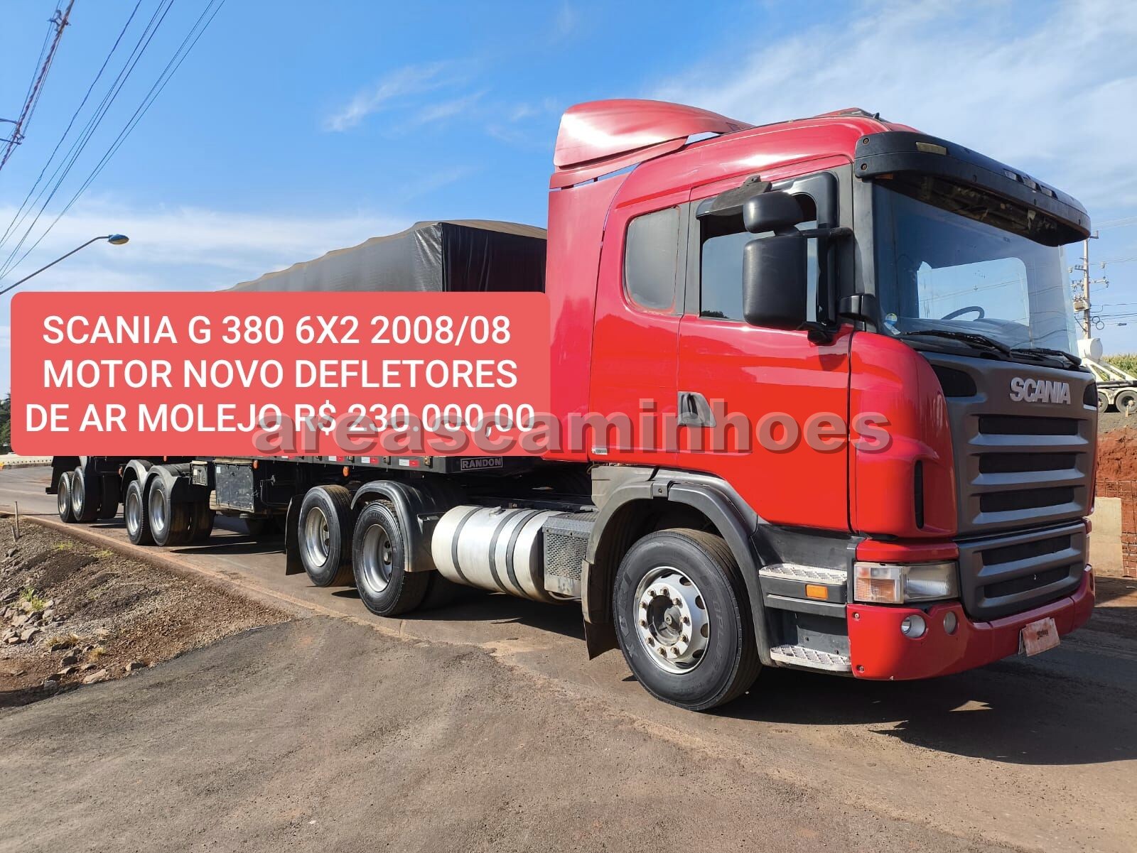 SCANIA G 380 6X2