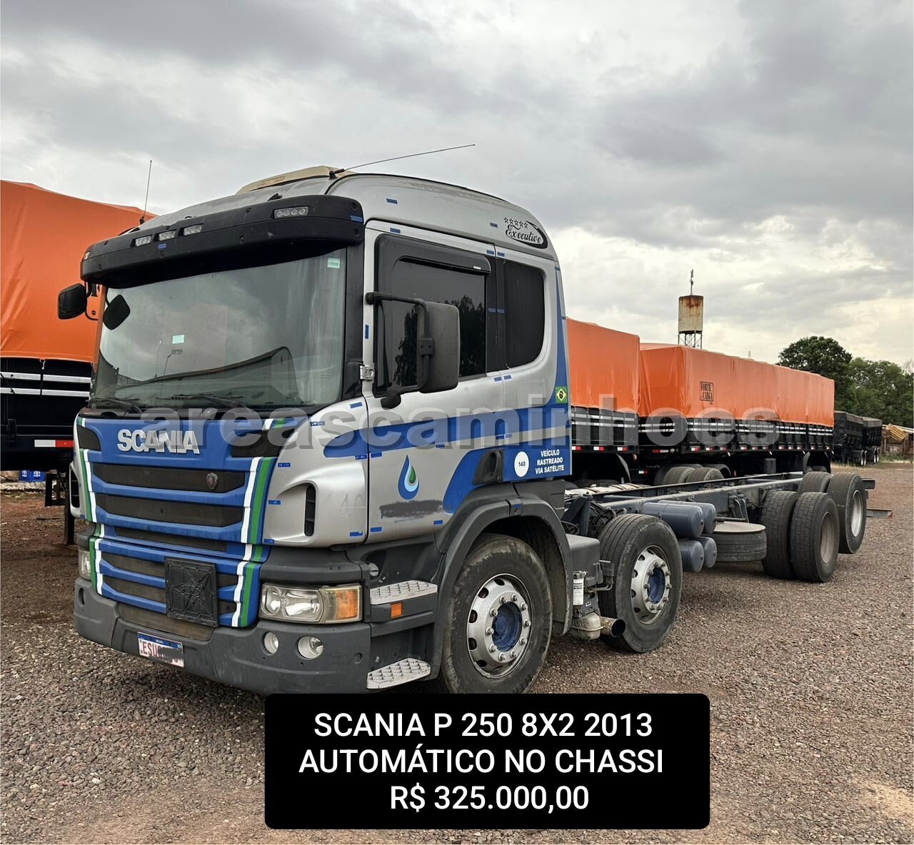 SCANIA P 250 8X2 NO CHASSI