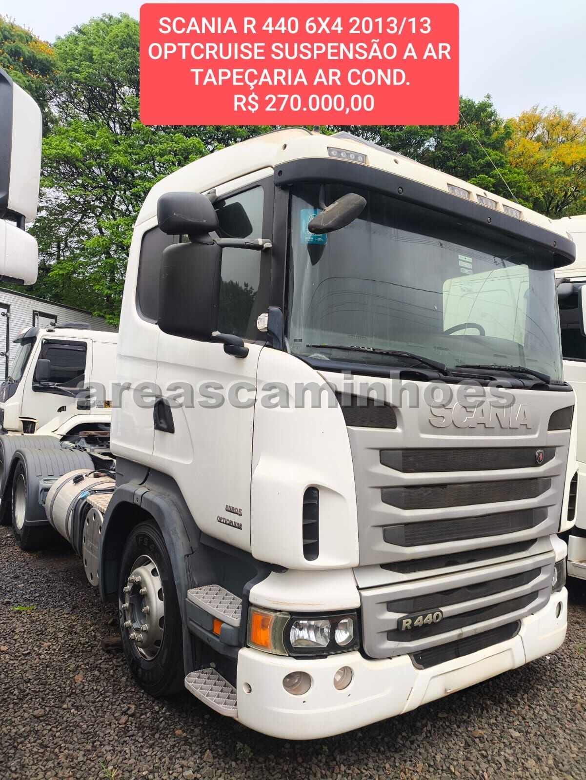 SCANIA R 440 6X4 OPTCRUISE