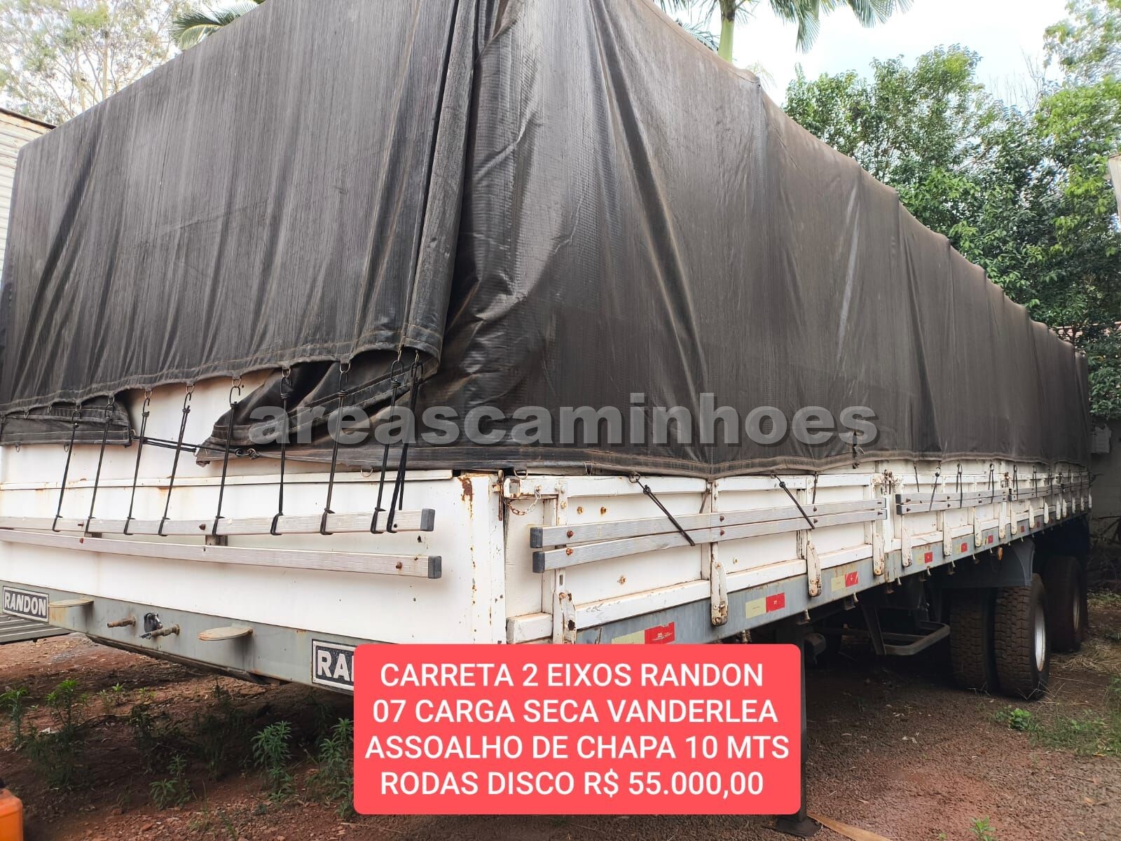SEMI-REBOQUE 2 EIXOS RANDON VANDERLEA CARGA SECA