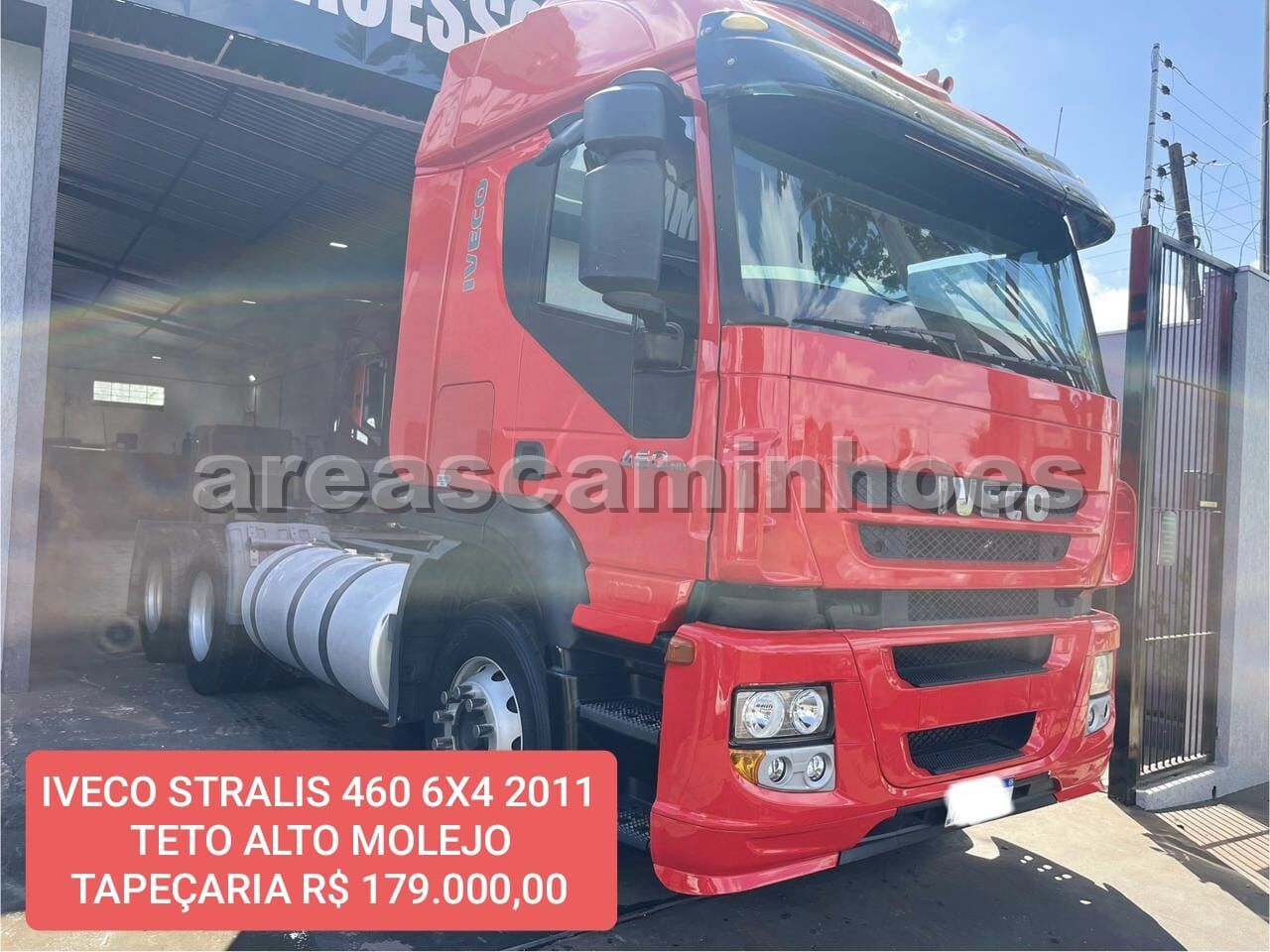 IVECO STRALIS 460 6X4 TETO ALTO