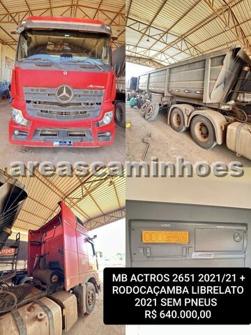 MERCEDES-BENZ ACTROS 2651 + RODOCAÇAMBA