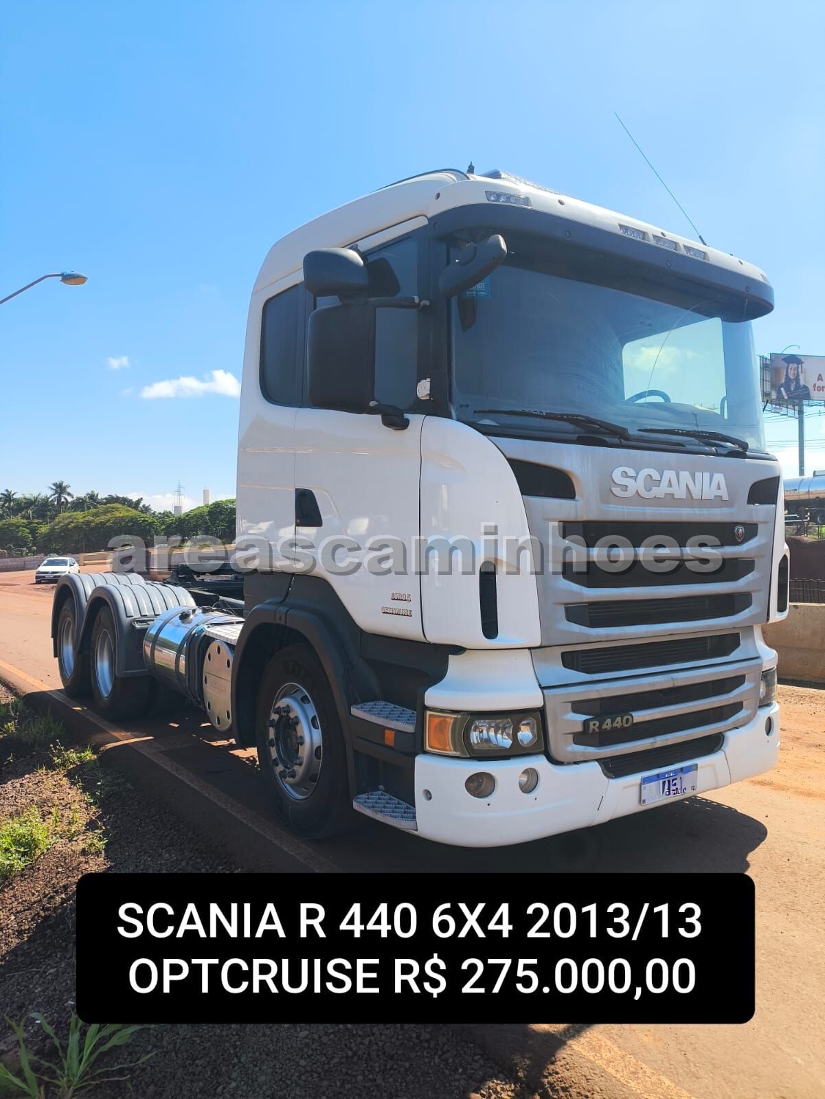 SCANIA R 440 6X4 OPTCRUISE
